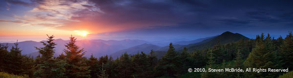 Blue Ridge Mountain Fall Vista