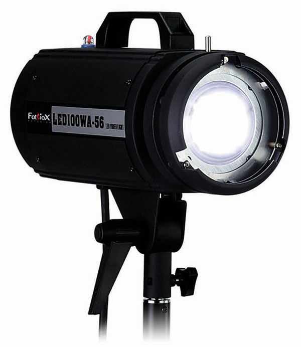 Shooting Studio with One LED Fotodiox's High-Intensity Light | Shutterbug