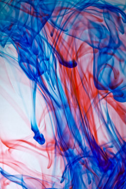 Blue Dye In Water Photograph by Photo Researchers, Inc. - Pixels