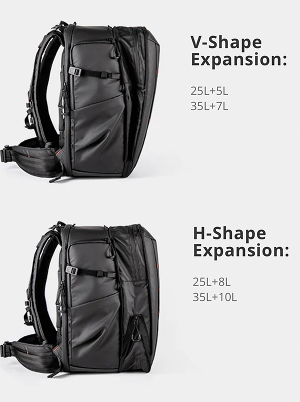 Pgytech OneMo 2 Backpack Expands to Fit Your Needs