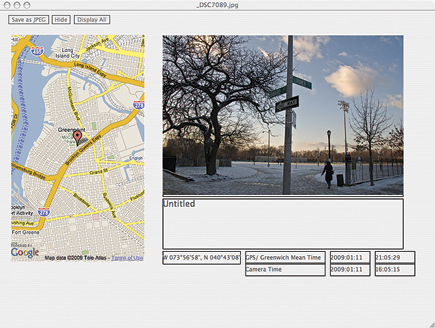 display photo geotag information on map display photo geotag information on map