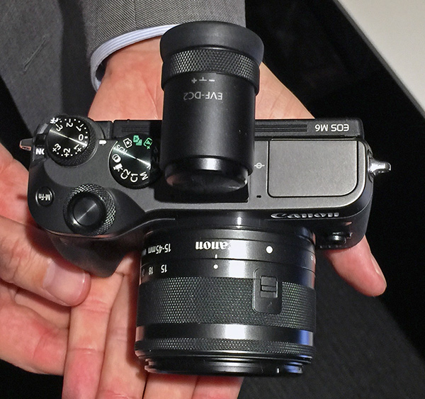 Canon Unveils 24.2MP EOS M6 Mirrorless Camera with Speedy
