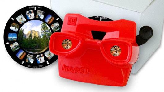 View Master 3D Viewer Red Classic Viewmaster Toy Slide Vintage