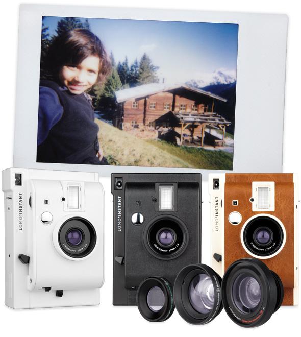 Lomo White Film & Polaroid Cameras